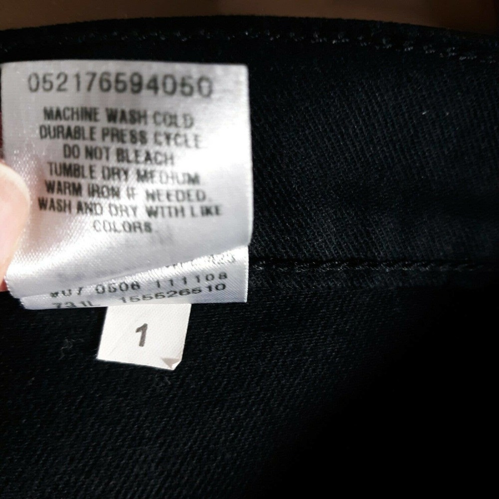 Levi Strauss 550 Women's Size 14M Black Jeans - Picture 9 of 9